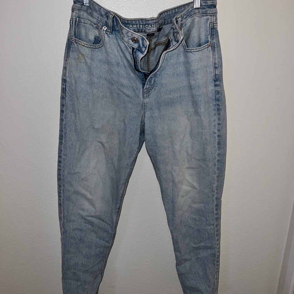 American Eagle Outfitters Women's High Rise Light Blue Jeans